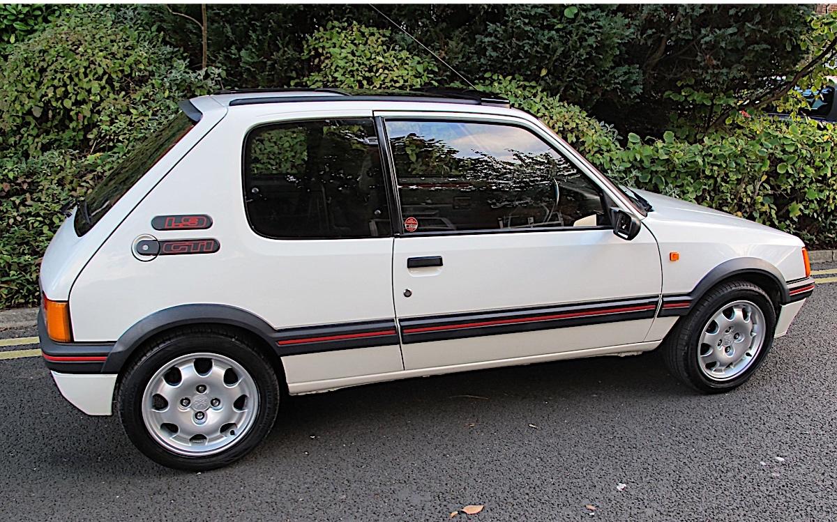 peugeot 205 gti barons auction